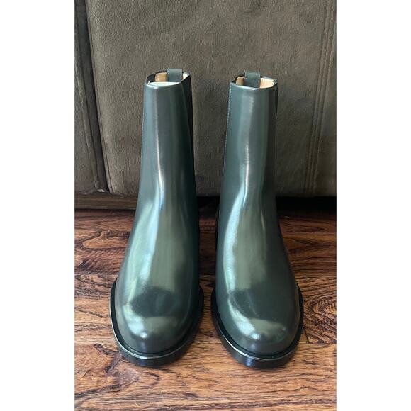 $1,500 NIB Bottega Veneta Men\'s Gray Leather Chelsea Boots Size 6(39) main image 7